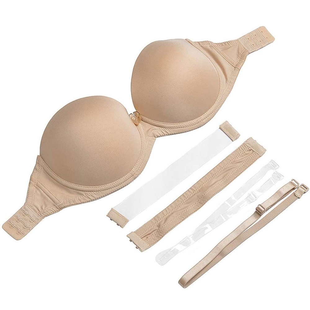 Underwire padded bra with multiple strap/strapless options | brand new!